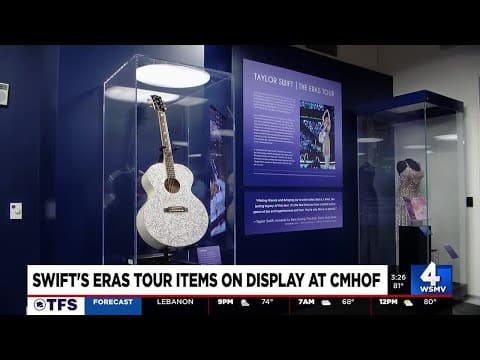 New Artifacts from Singer's RecordBreaking Eras World Tour Coming to The Center!